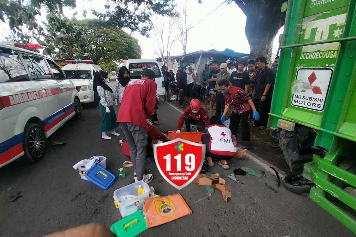“Tragedi di Jalan Tunjungan–Gondang: Remaja 16 Tahun Tewas Tabrak Truk yang Terparkir”